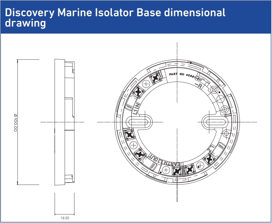 Apollo Discovery Marine Kısa Devre İzolatörü Montaj Tabanı