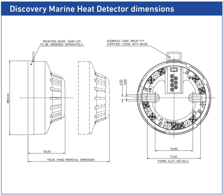 Apollo Discovery Marine Adreslenebilir Sıcaklık Dedektörü [SIL2]