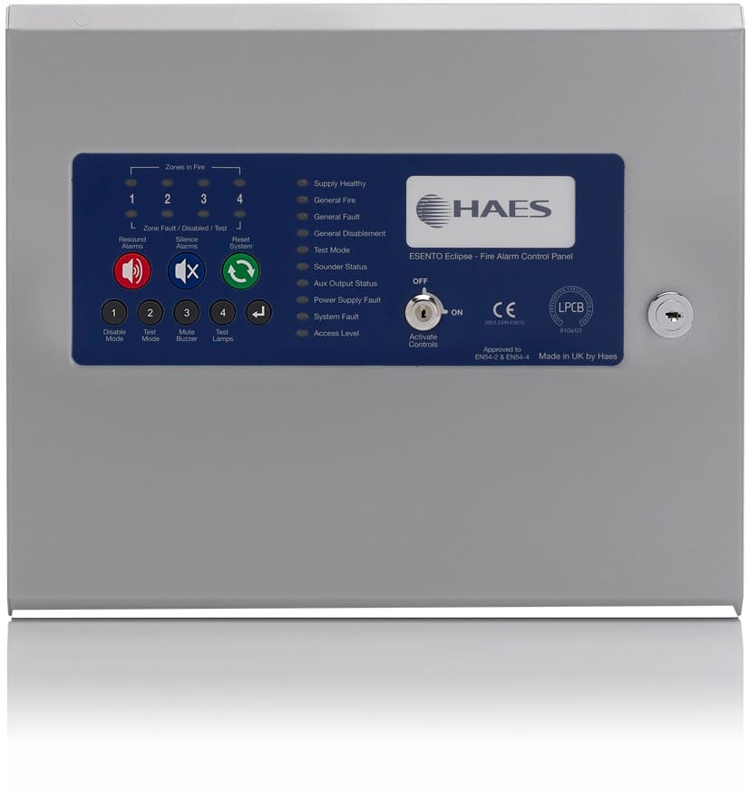 Haes Esento Marine 4 Zone Konvansiyonel Yangın Alarm Kontrol Paneli