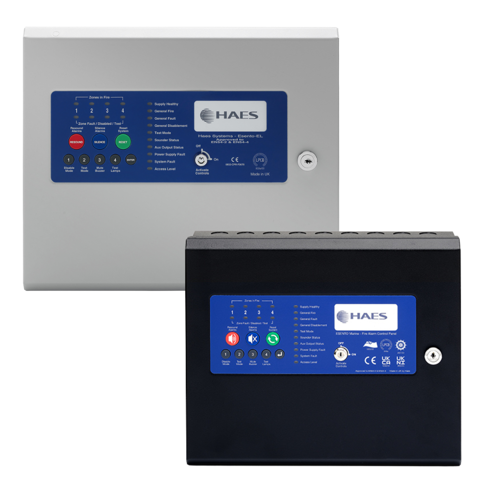 Haes Esento Marine 4 Zone Konvansiyonel Yangın Alarm Kontrol Paneli