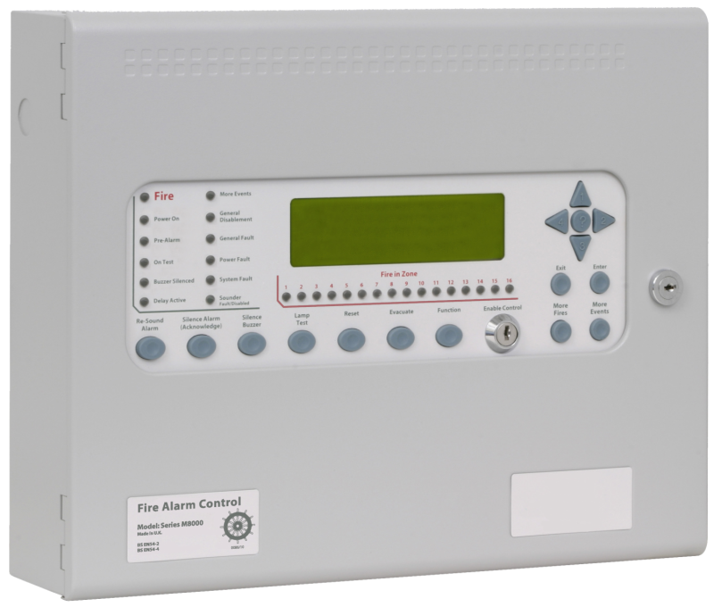 Kentec Syncro ASM Marine & Offshore Analog Adreslenebilir 2 Loop Yangın Alarm Kontrol Paneli